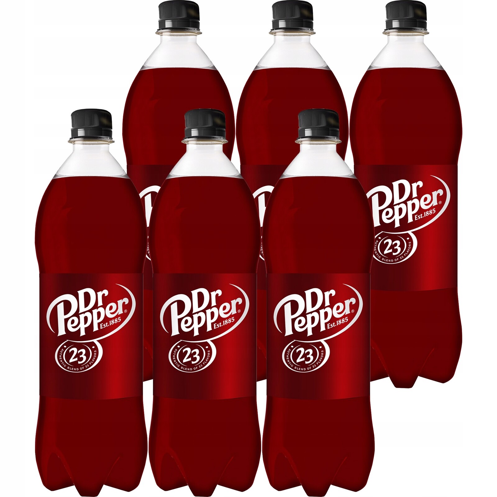 Dr Pepper Sycený nápoj s ovocnou příchutí 0,9 l x 6 kusů