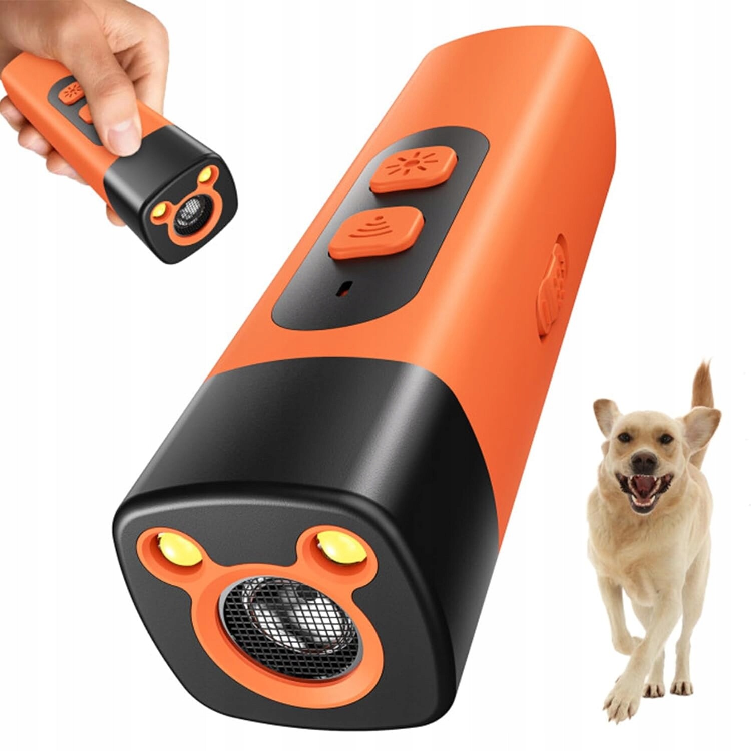 Ultrazvukový Odpuzovač Psů Proti Štěkání, Treser S Baterkou