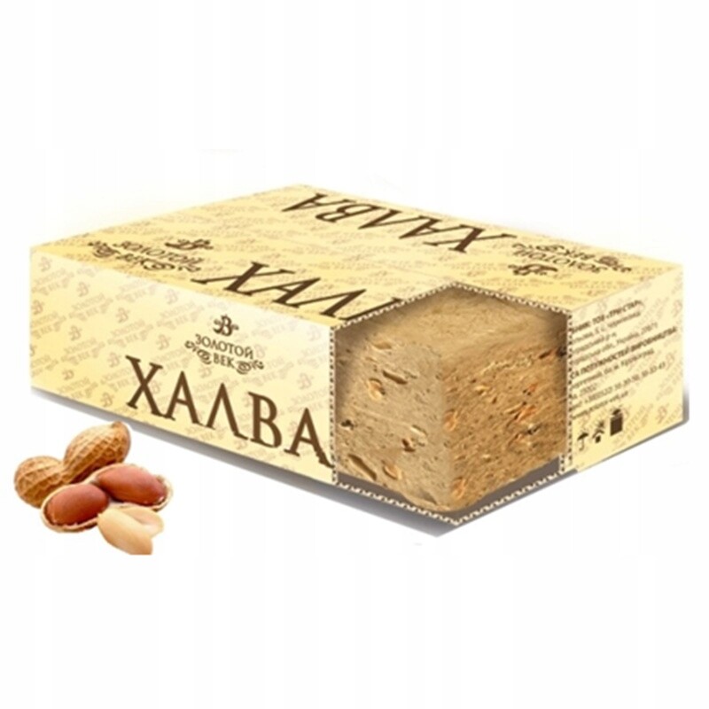 Chalva „Złoty Wiek“ s arašídy, blok 5 kg