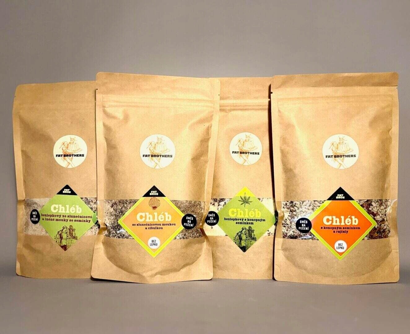 Čtyři lahodné bezlepkové chleby směsi na pečení