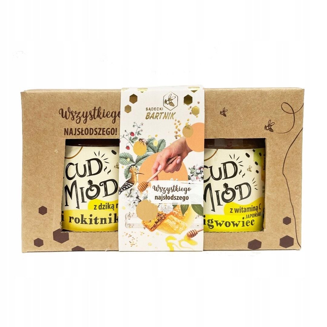 Bartnik Cud med Mix 2 příchutí rakytník-kdoulovec krabička