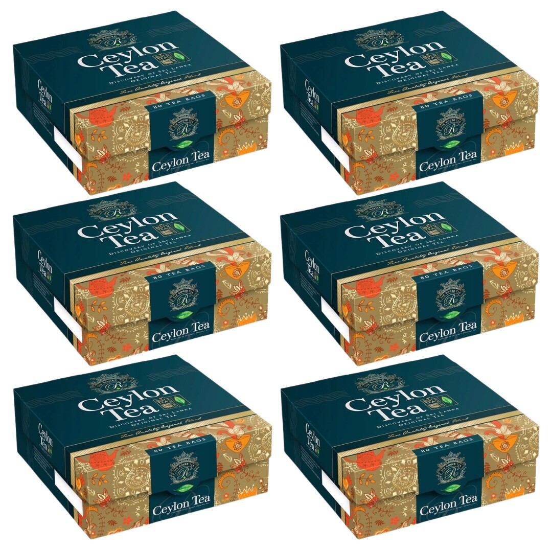 Ceylon Černý instantní čaj 80 sáčků x 6 kusů