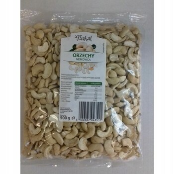 Bakal Kešu Ořechy 500 g Zdravá svačinka, přírodní složky