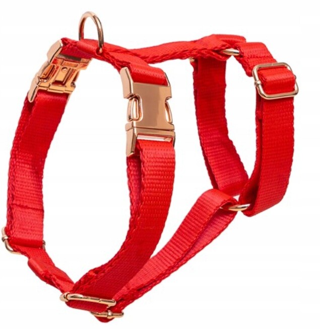 Yourdog Mz Postroj Guardy XL červený kování zlaté