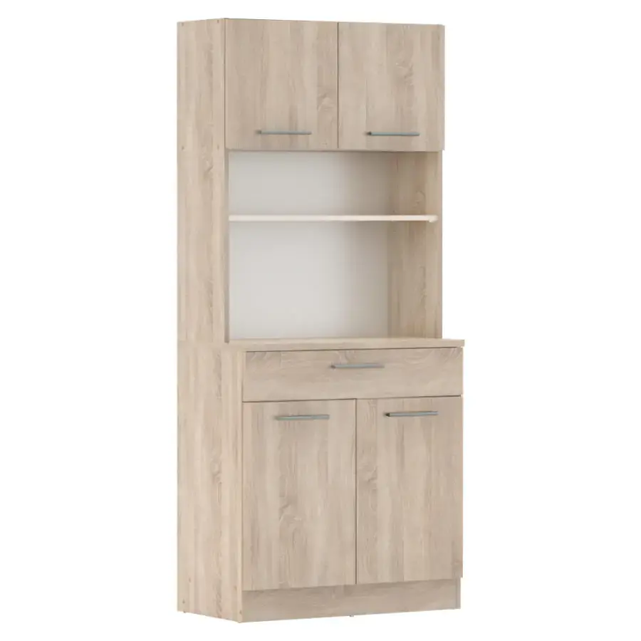 Tempo Kondela Čtyřdveřový kredenc DOMIS NEW - dub sonoma