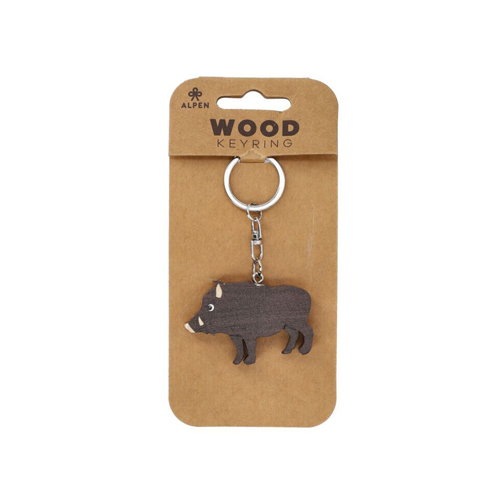 Dřevěný přívěsek Divoké prase