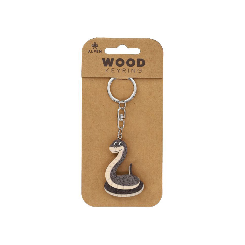 Dřevěný přívěsek Had