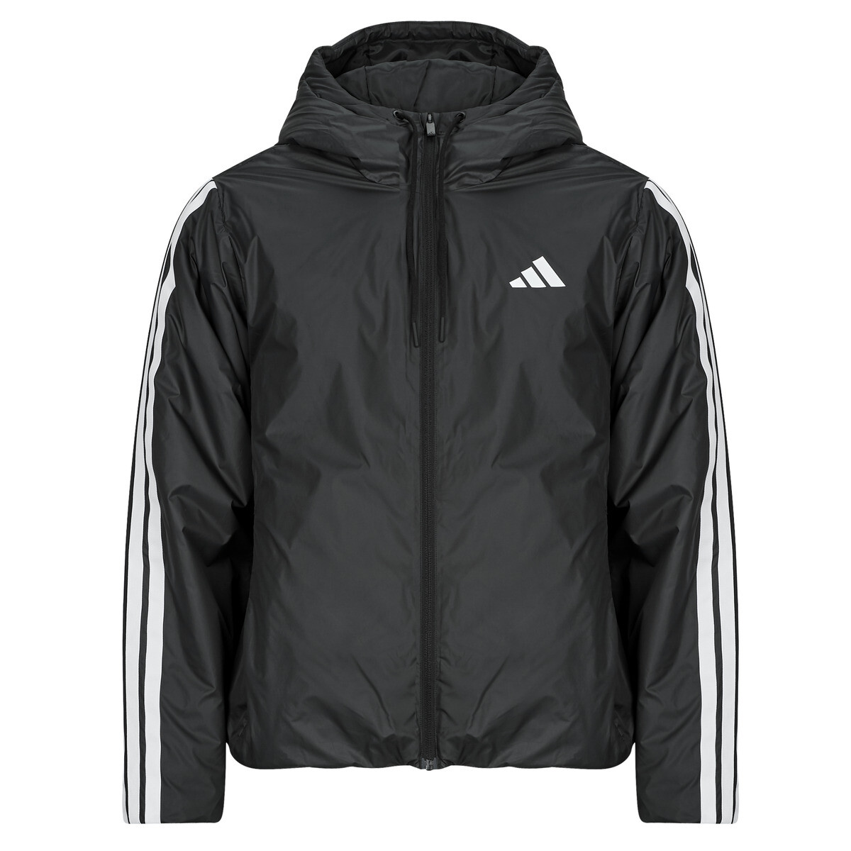 adidas  Essentials CLIMAWARM 3-Stripes Insulated Hooded Jacket  Černá
