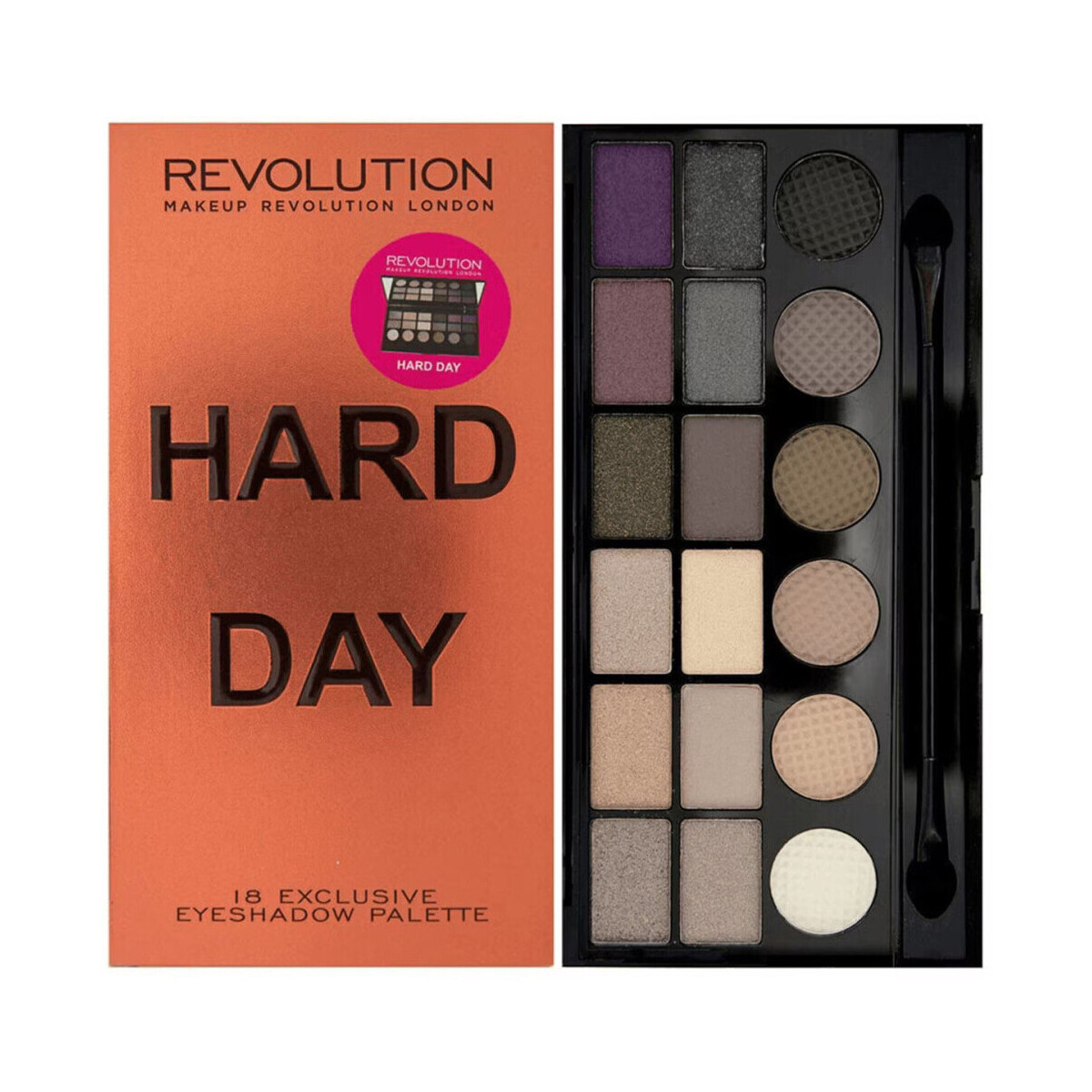 Makeup Revolution  Hard Day Eyeshadow Palette Limited Edition
