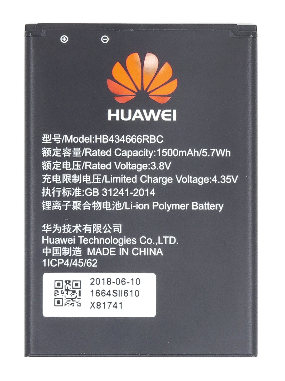 Baterie HB434666RBC Huawei 1500mAh Li-Pol (Service Pack)