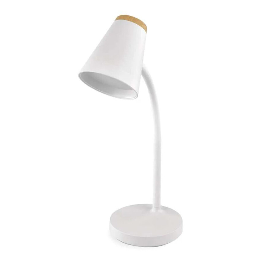 EMOS Bílá LED stolní lampička Tara 4,5W Z7641W