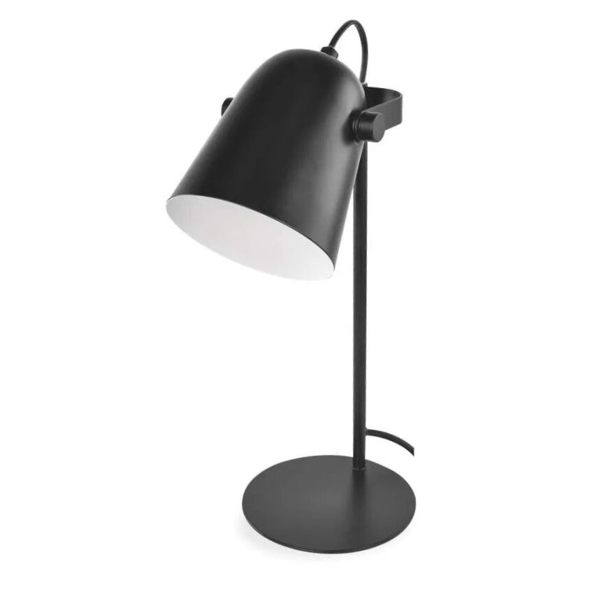 EMOS Černá stolní lampa Nina pro žárovku E27 Z7642B