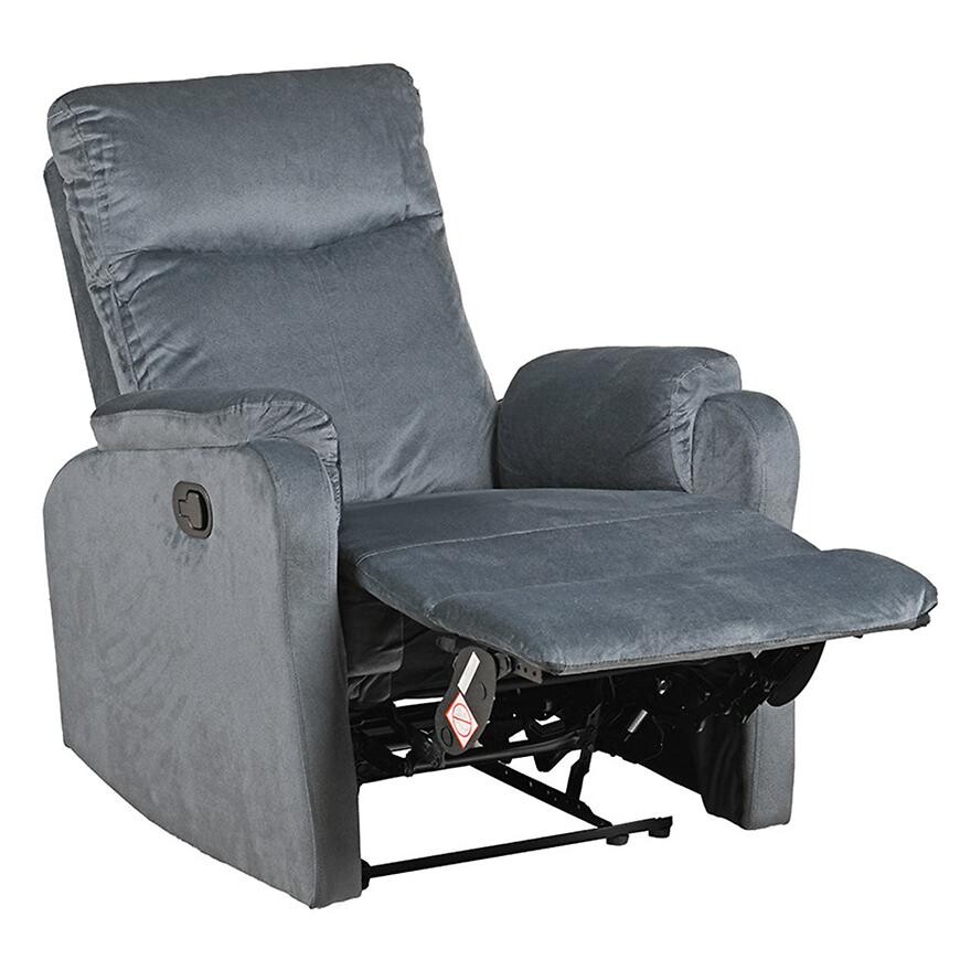 Křeslo Sue tmavě šedá s relaxační funkcí