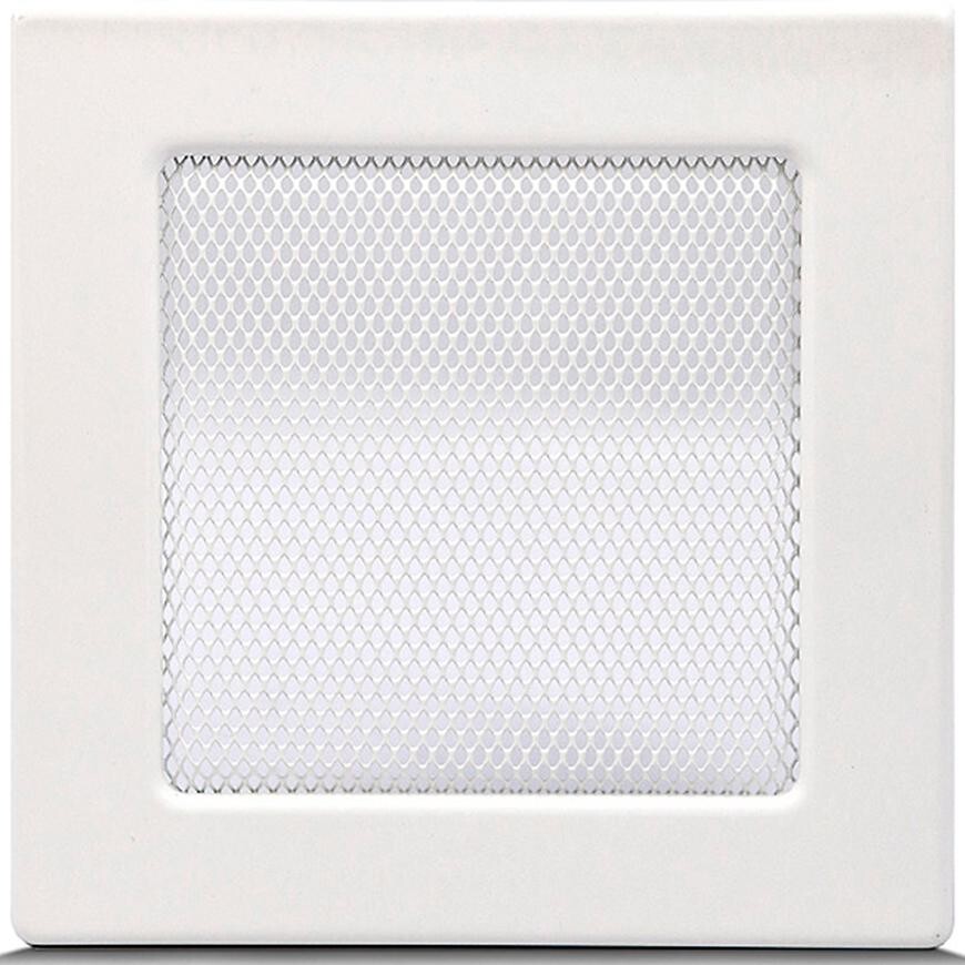 Krbová mřížka bílý bez žaluzie 17x17 4F1717OW