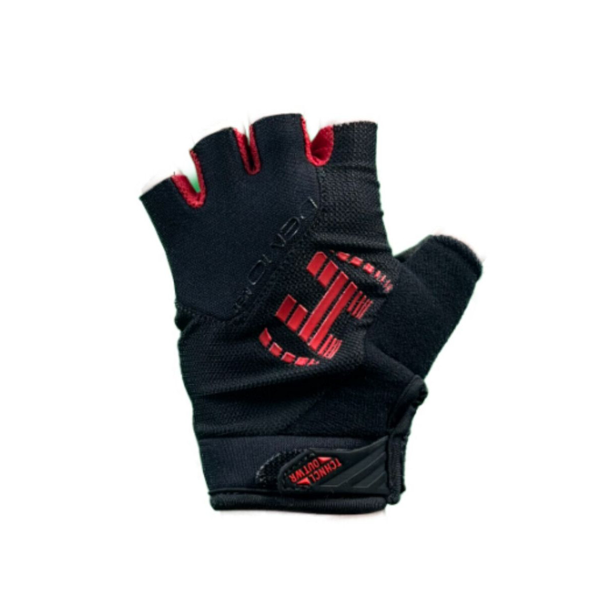 Rukavice dětské bezprsté Haven Demo Neo Short - černé-červené, 6-8 let