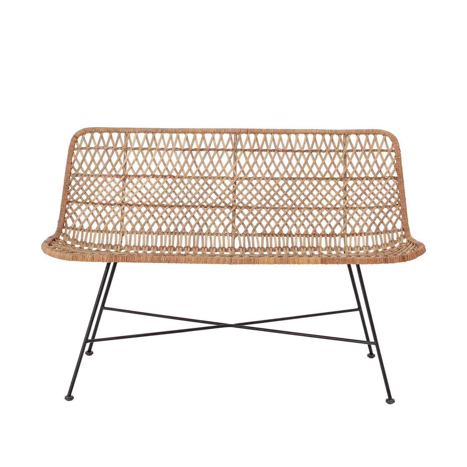 Ratanová lavice HALLIE Bloomingville - přírodní