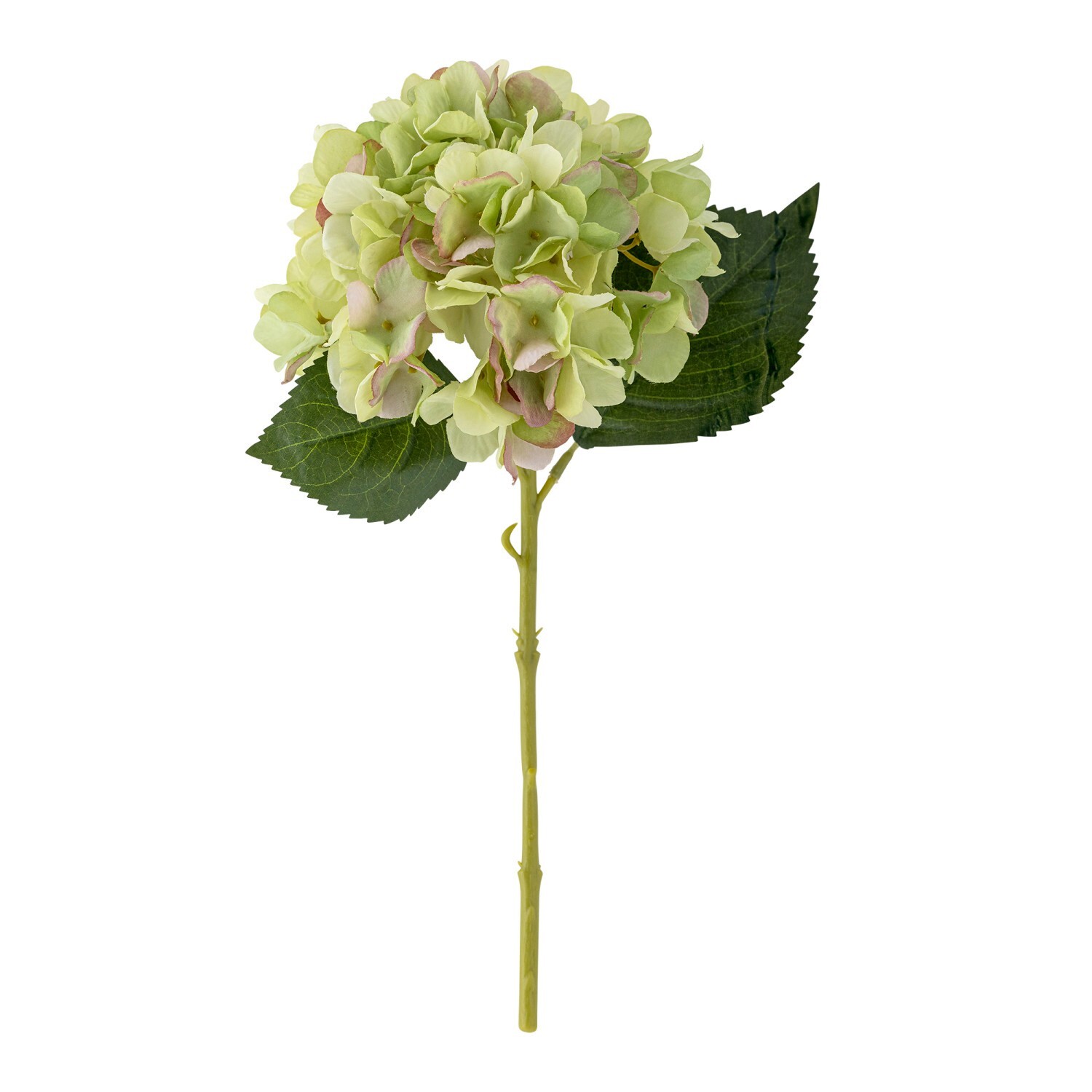 Umělá květina výška 36 cm HYDRANGEA Bloomingville - bílá
