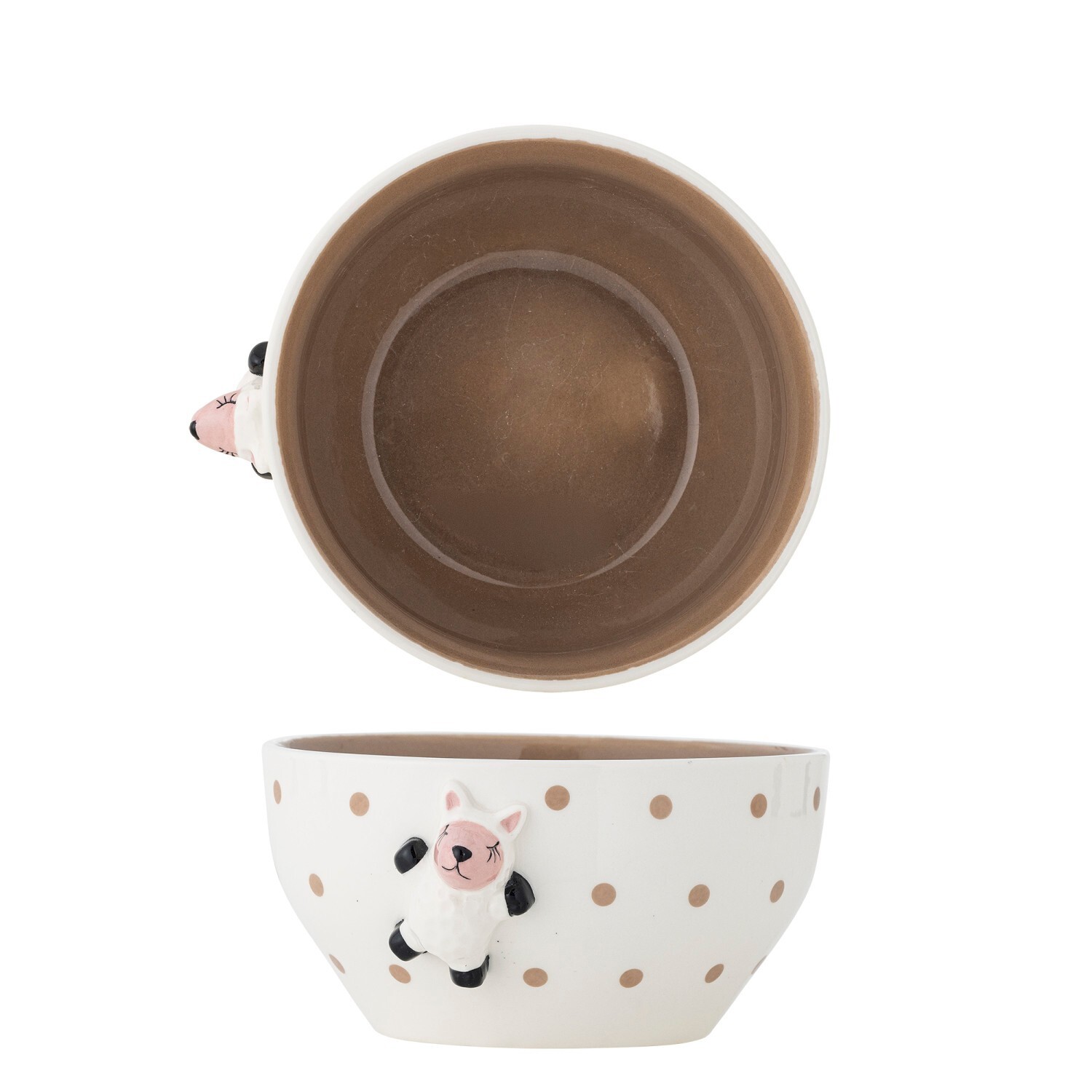 Dětská miska DOLLY Bloomingville - hnědá