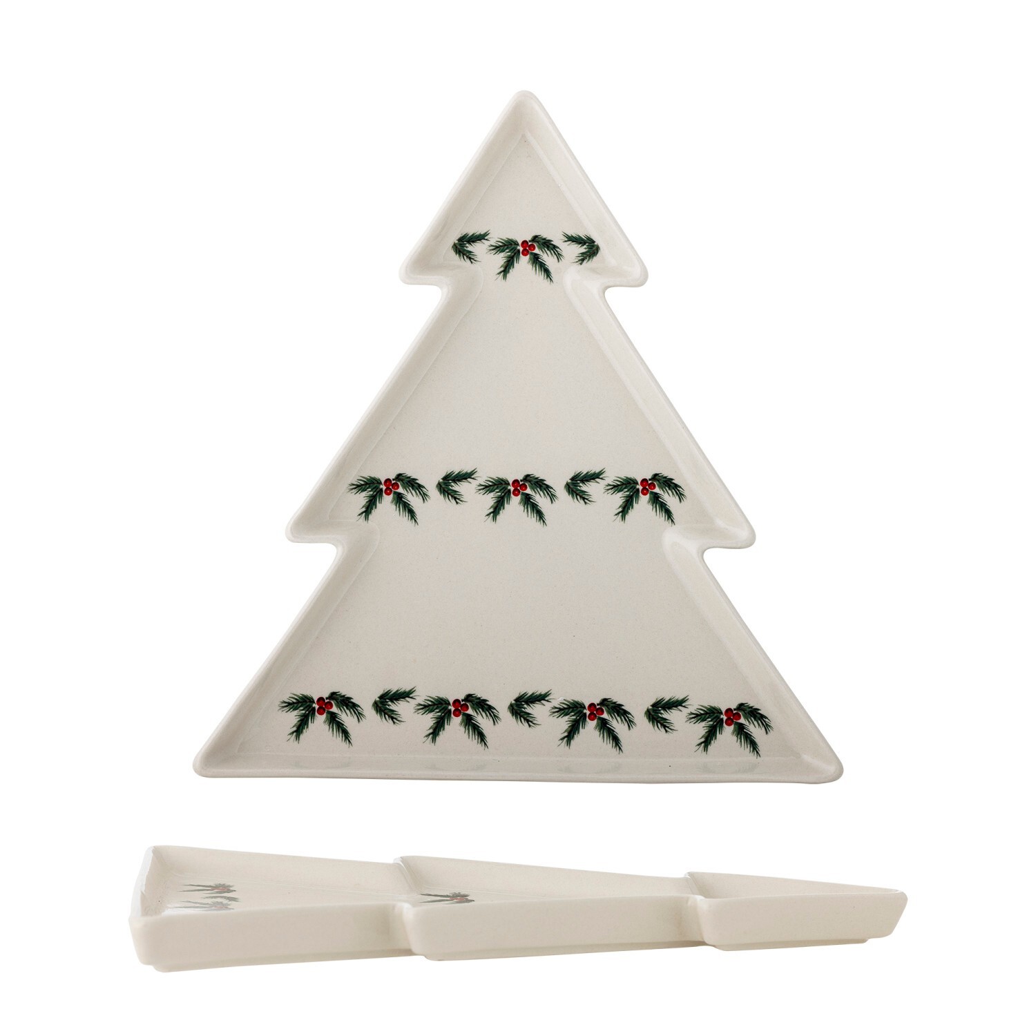 Servírovací talířek BERRY Bloomingville - bílý