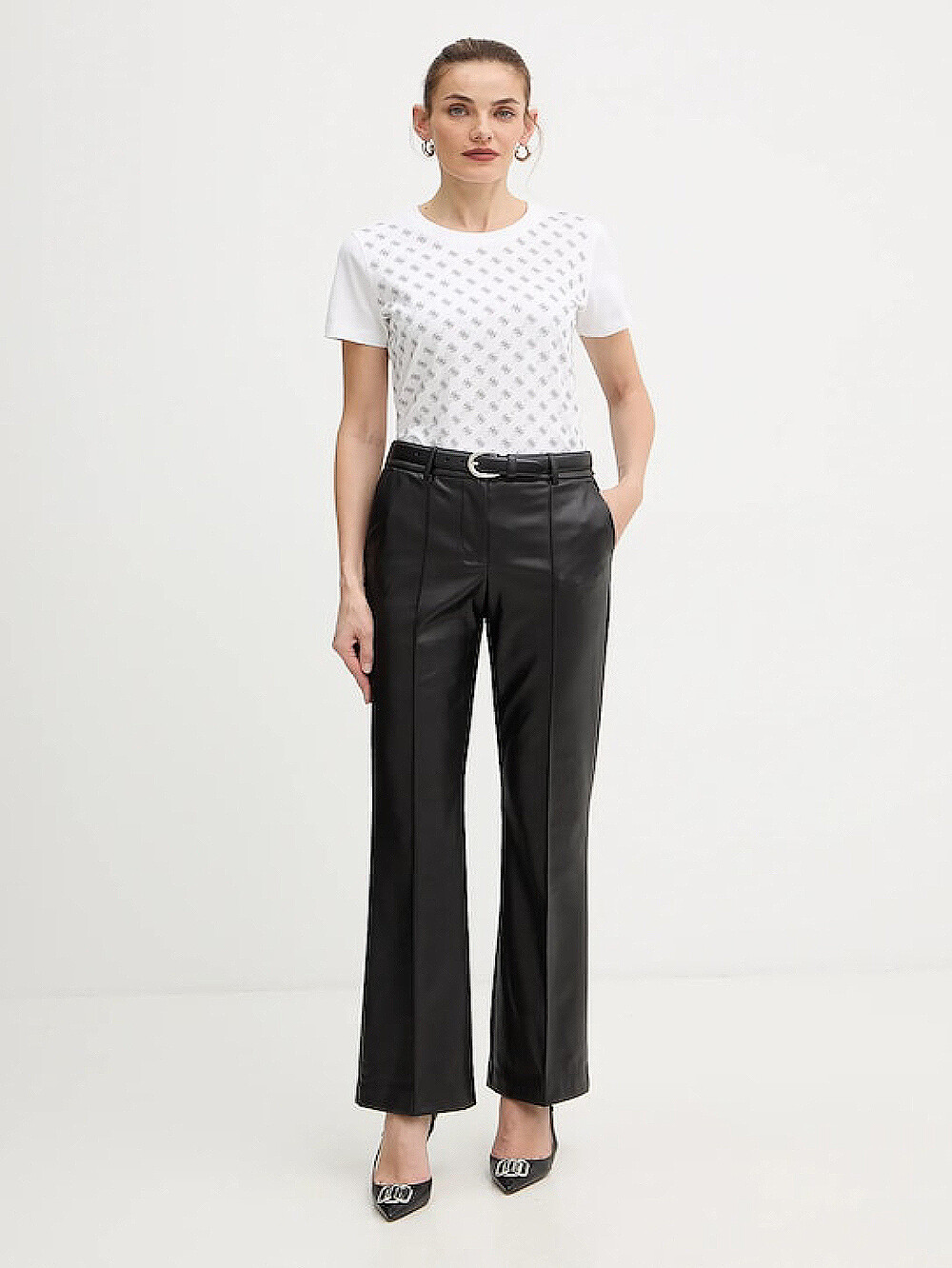 Guess dámské bílé tričko W5BI21I3Z14-G011 XS