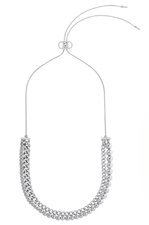 Liu Jo Moderní nastavitelný náhrdelník z oceli LJ3047