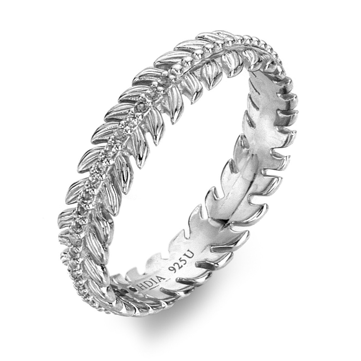 Hot Diamonds Střbrný prsten s topazy a diamantem Selene DR309 60 mm