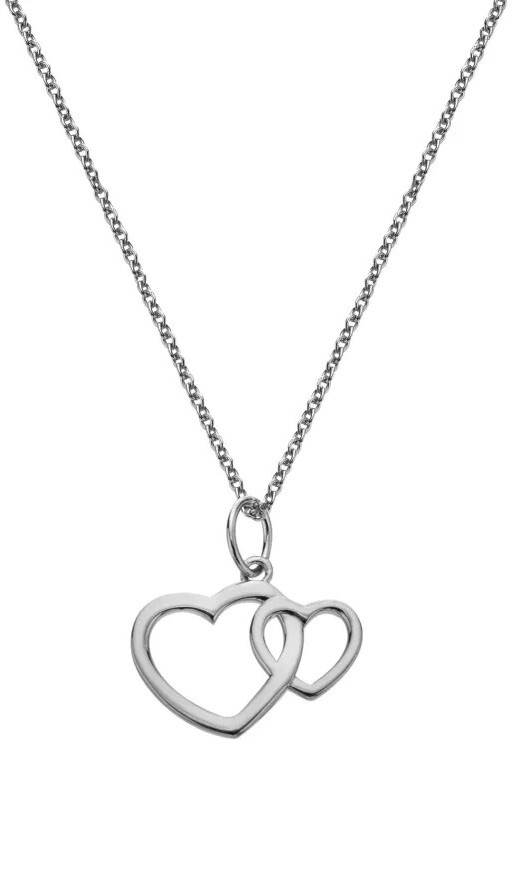 Hot Diamonds Stříbrný náhrdelník pro maminku Silver Whisper SWP006 (řetízek, přívěsek)