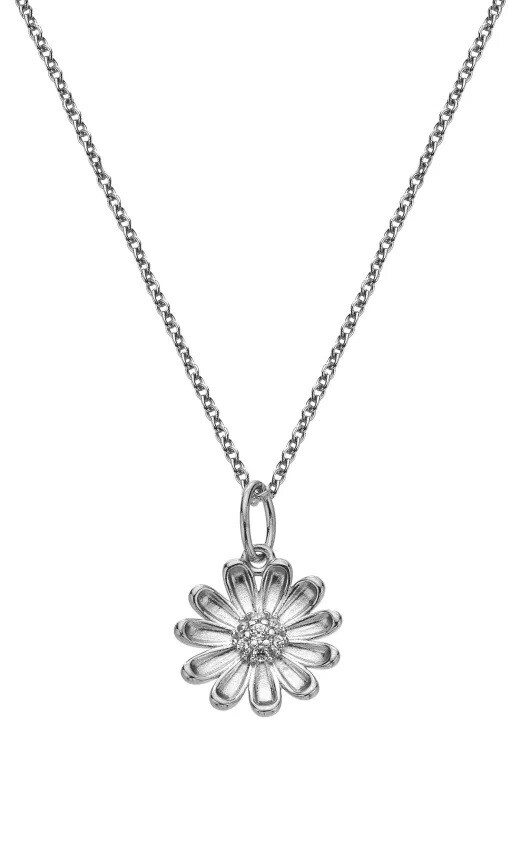 Hot Diamonds Stříbrný náhrdelník se zirkony Proud of You Silver Whisper SWP009 (řetízek, přívěsek)