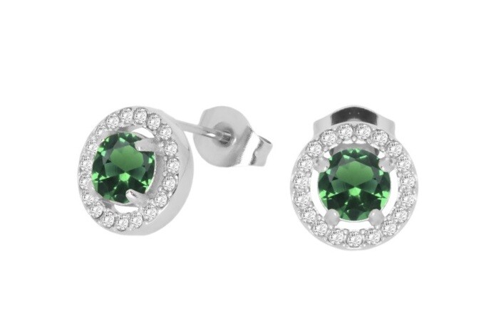 Liu Jo Půvabné ocelové náušnice se zirkony Essential LJ2274