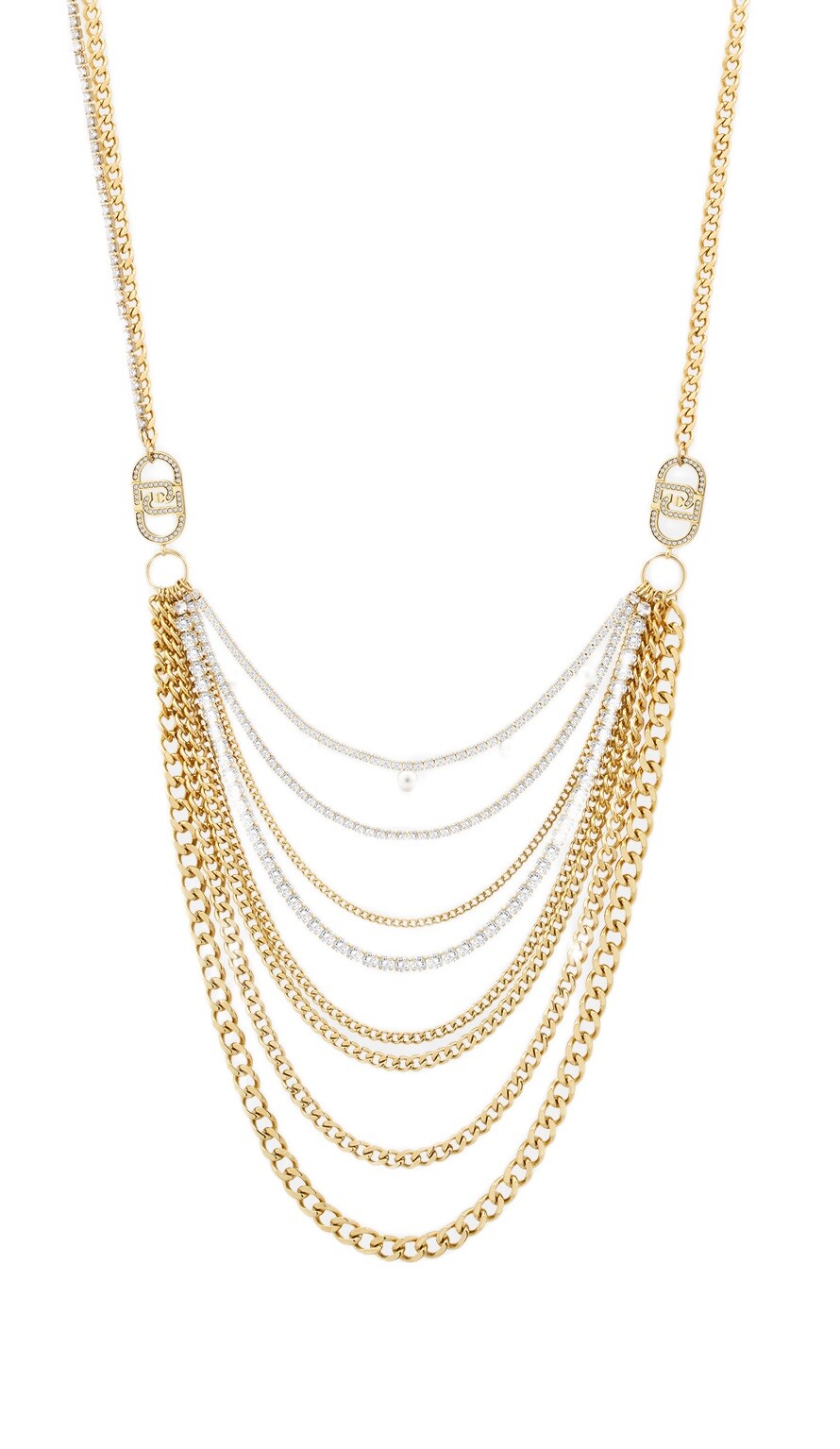 Liu Jo Nepřehlédnutelný vrstvený náhrdelník pro ženy LJ3077