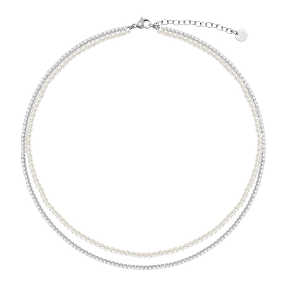 Liu Jo Elegantní dvojitý perlový náhrdelník pro ženy LJ3024