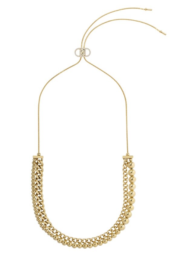 Liu Jo Pozlacený nastavitelný náhrdelník z oceli LJ3049