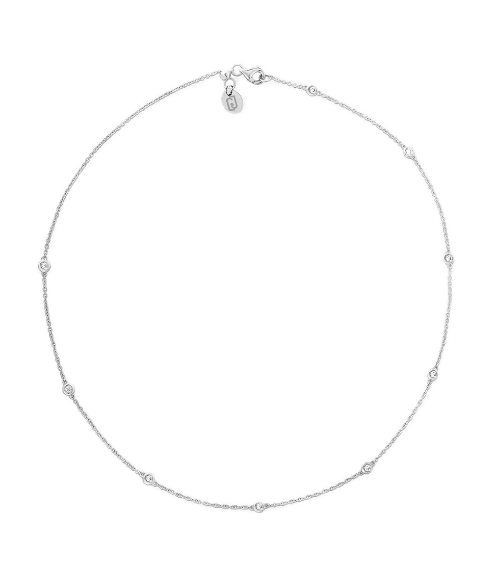 Liu Jo Něžný ocelový náhrdelník se zirkony LJ2469