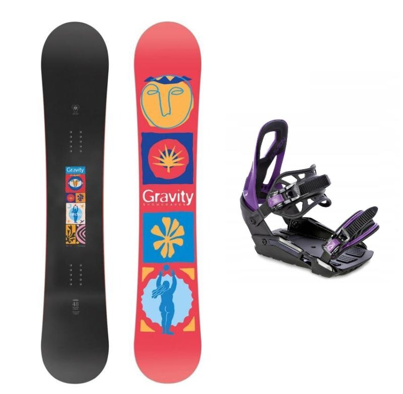Gravity Electra 25/26 dámský snowboard + Raven S230 Black/violet vázání