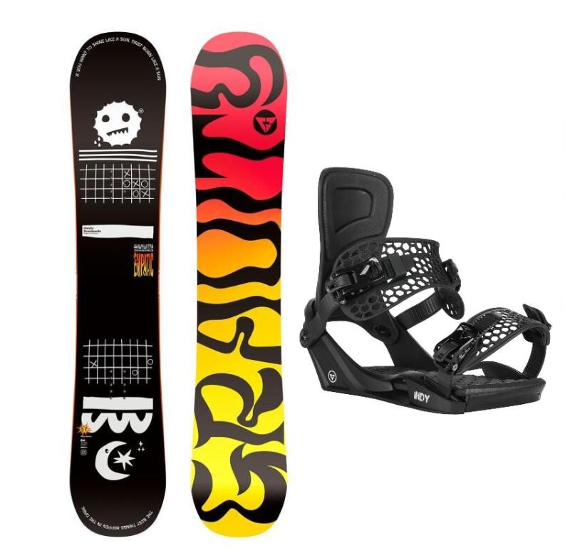 Gravity Empatic 25/26 pánský snowboard + Gravity Indy black 25/26 vázání