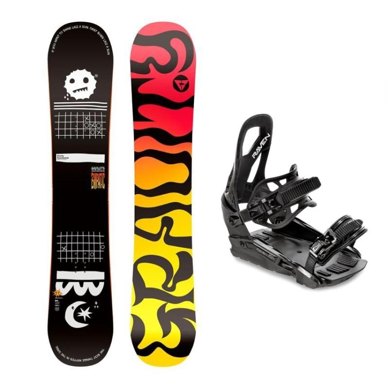 Gravity Empatic 25/26 pánský snowboard + Raven S230 Black vázání