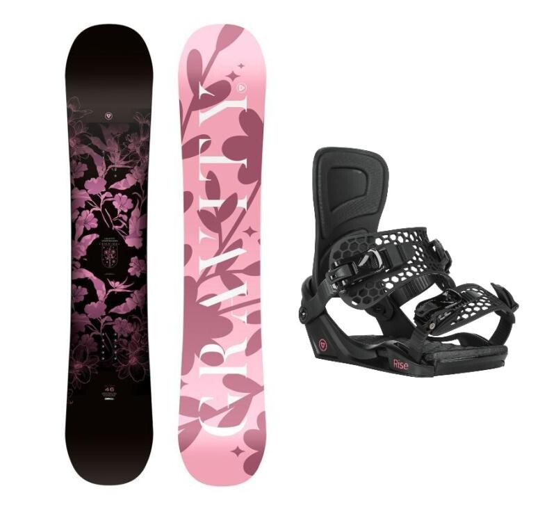 Gravity Empire 25/26 dámský snowboard + Gravity Rise black 25/26 snb vázání