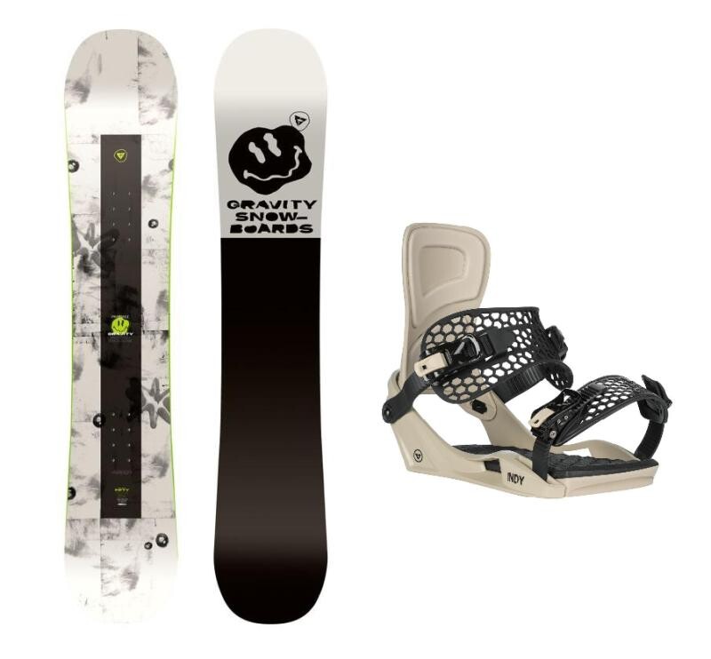 Gravity Madball 25/26 pánský snowboard + Gravity Indy stone/black 25/26 vázání