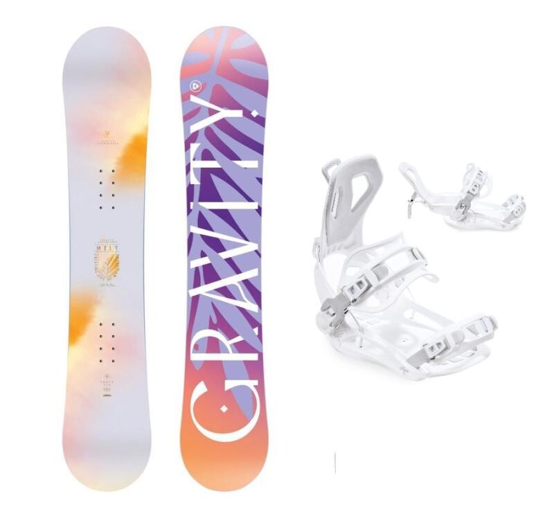 Gravity Mist 25/26 dámský snowboard + Raven Fastec FT360 white vázání