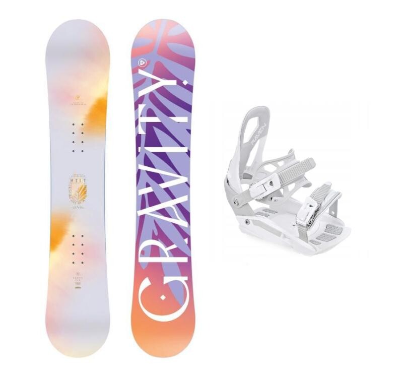 Gravity Mist 25/26 dámský snowboard + Raven S230 White snowboardové vázání
