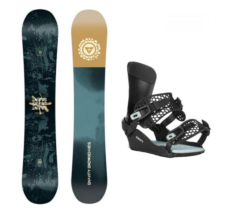Gravity Silent 25/26 pánský snowboard + Gravity Drift black/sage vázání