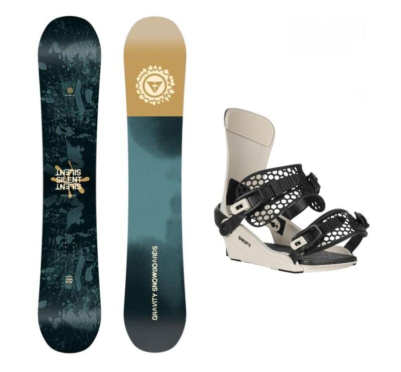 Gravity Silent 25/26 pánský snowboard + Gravity Drift bone/black 25/26 vázání