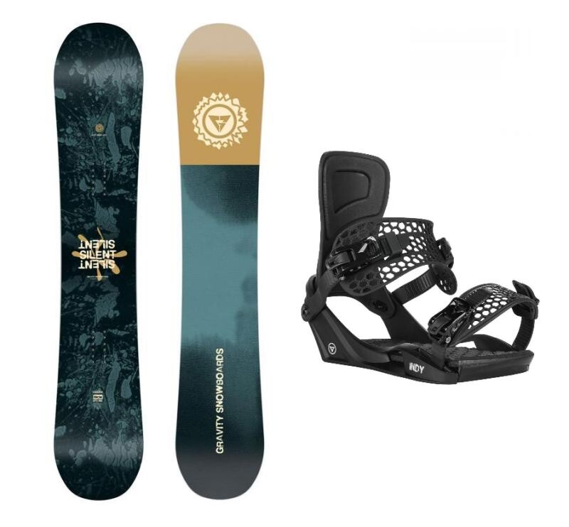 Gravity Silent 25/26 pánský snowboard + Gravity Indy black 25/26 snb vázání