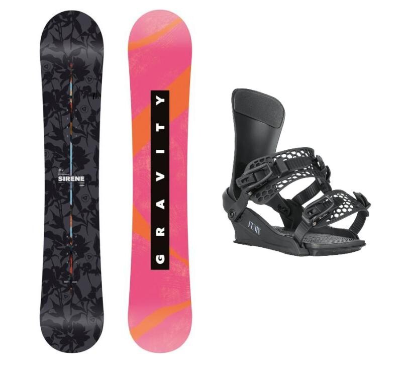 Gravity Sirene 25/26 dámský snowboard + Gravity Fenix black 25/26 vázání