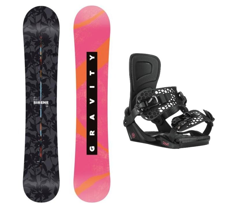 Gravity Sirene 25/26 dámský snowboard + Gravity Rise black 25/26 snb vázání