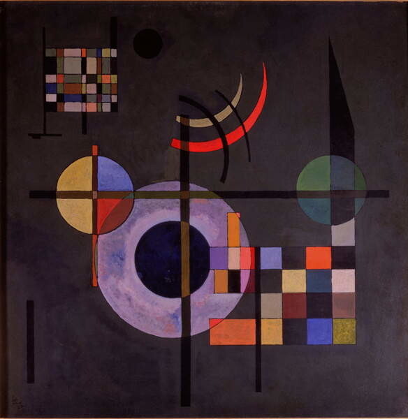 Wassily Kandinsky Plakát, Obraz - Counter Weights (1926), Wassily Kandinsky, 40 × 40 cm