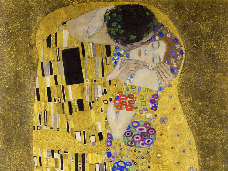 Gustav Klimt Plakát, Obraz - Polibek, Gustav Klimt, 40 × 30 cm