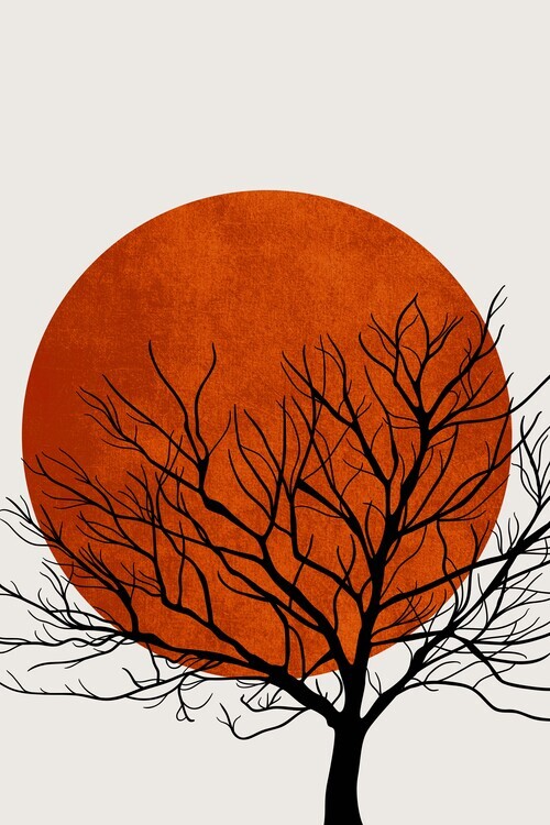 Kubistika Plakát, Obraz - Warm Winter, Kubistika, 26.7 × 40 cm