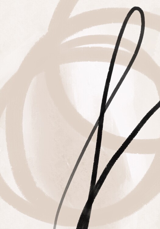 Veronika Boulová Plakát, Obraz - abstract mind 5, Veronika Boulová, 26.7 × 40 cm