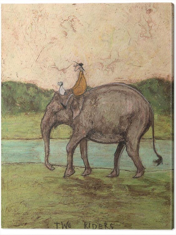 PYRAMID Obraz na plátně Sam Toft - Two Riders, 2 - 60×80 cm